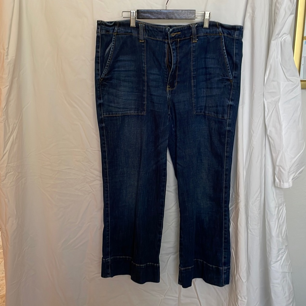 Cabi lido crop jeans, sz 14